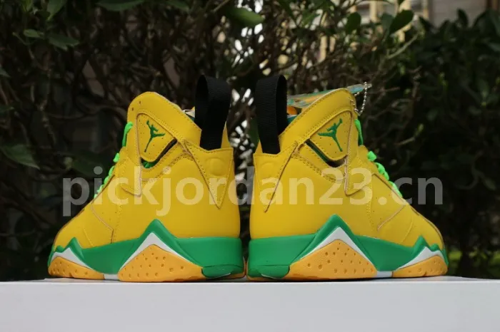 Authentic Air Jordan 7 PE Oregon Ducks