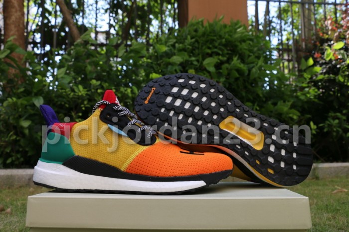 Authentic Pharrell Williams x AD Solar Hu Glide Orange