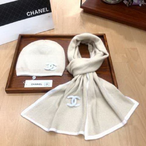 CHAL Wool Cap Scarf AAA-091