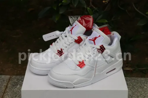 Authentic Air Jordan 4 “Red Metallic”