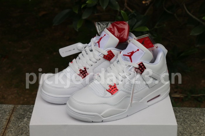 Authentic Air Jordan 4 “Red Metallic”