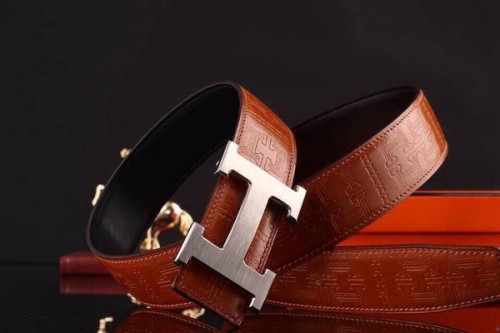Super Perfect Quality Hermes Belts(100% Genuine Leather,Reversible Steel Buckle)-227