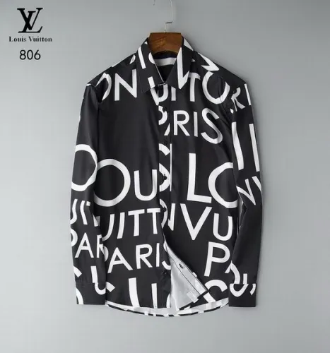 LV long sleeve shirt men-097(M-XXXL)