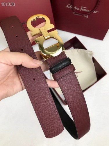Super Perfect Quality Ferragamo Belts(100% Genuine Leather,steel Buckle)-990