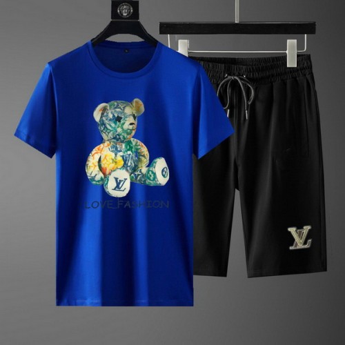 LV short sleeve men suit-092(M-XXXXL)