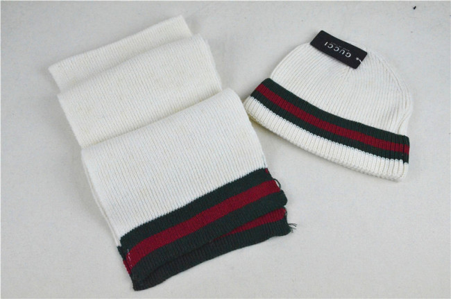 G Wool Cap Scarf AAA-029