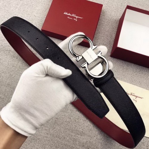 Super Perfect Quality Ferragamo Belts(100% Genuine Leather,steel Buckle)-867