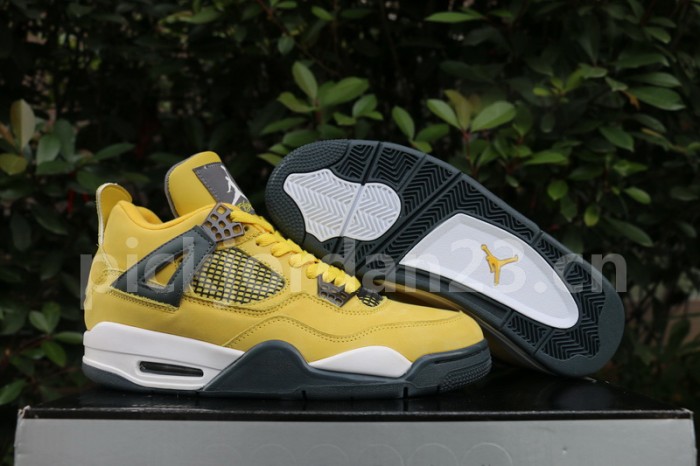 Authentic Air Jordan 4 “Lightning” 2018