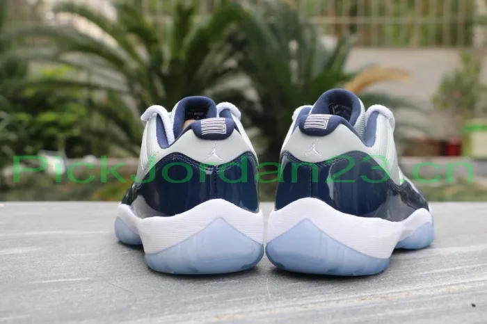 Authentic Air Jordan 11 Low “Georgetown” 2015 Fixed Version