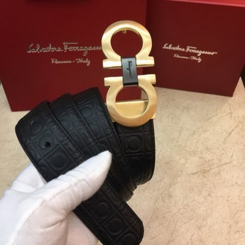 Super Perfect Quality Ferragamo Belts(100% Genuine Leather,steel Buckle)-1173