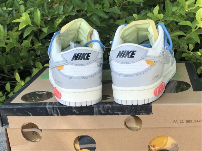 Authentic OFF-WHITE x Nike Dunk Low “The 50” DM1602
