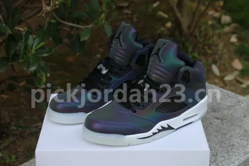 Authentic Air Jordan 5 WMNS “Oil Grey”