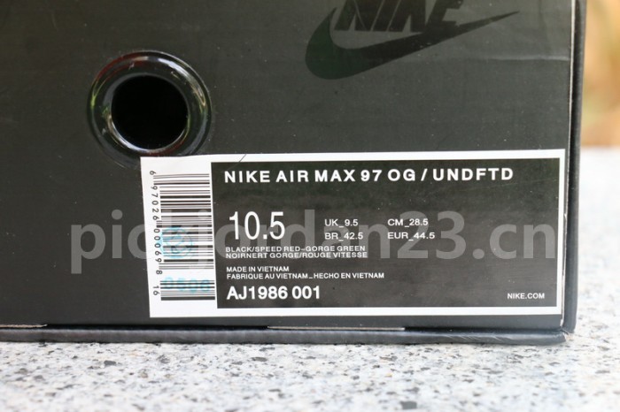 Auhtentic Nike Air Max 97 OG “UNDFTD” Black