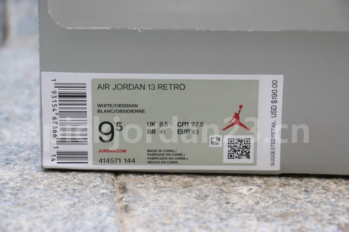 Authentic Air Jordan 13 “Obsidian”