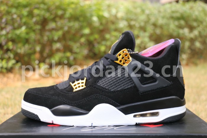 Authentic Air Jordan 4 “Black Suede”