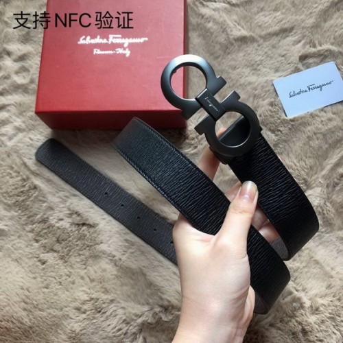 Super Perfect Quality Ferragamo Belts(100% Genuine Leather,steel Buckle)-1191