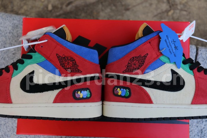 Authentic Blue The Great x Air Jordan 1 Mid “Fearless”