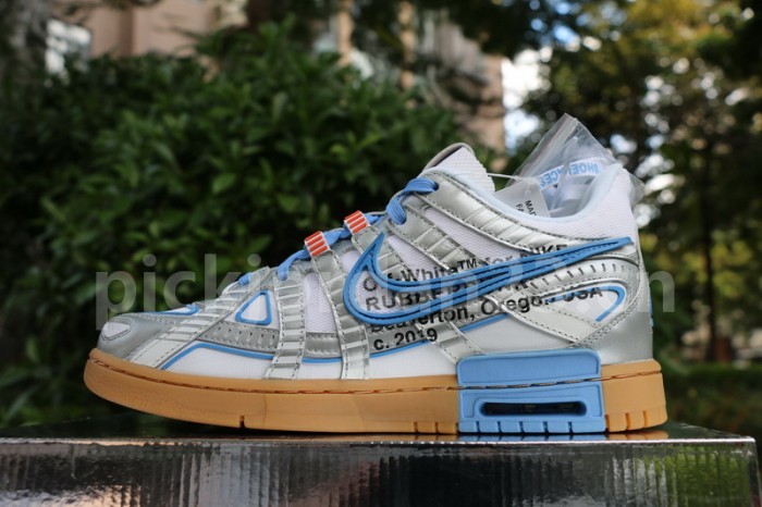 Authentic OFF-WHITE x Nike Air Rubber Dunk “University Blue”