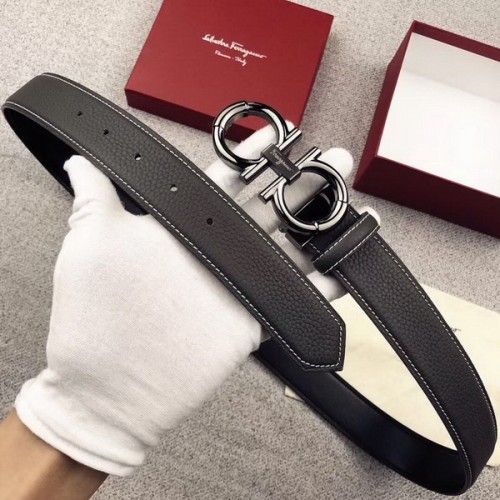 Super Perfect Quality Ferragamo Belts(100% Genuine Leather,steel Buckle)-884