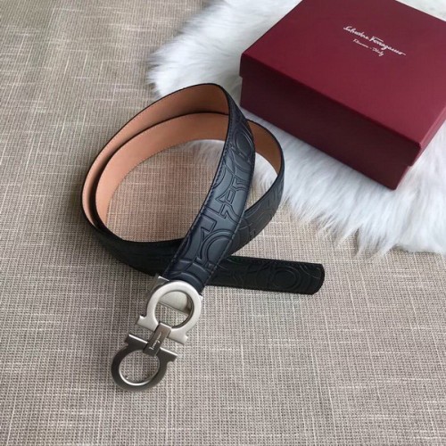 Super Perfect Quality Ferragamo Belts(100% Genuine Leather,steel Buckle)-977