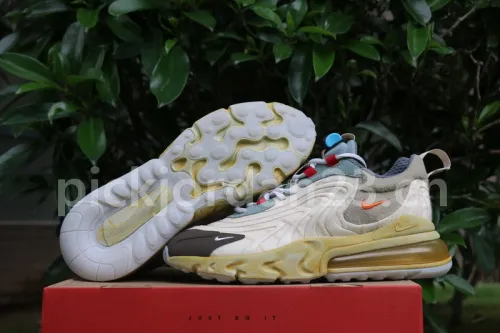 Authentic Travis Scott x Nike Air Max 270 React “Cactus Trails” Women Size