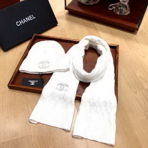 CHAL Wool Cap Scarf AAA-080