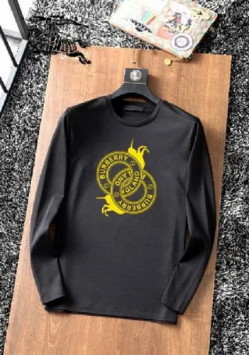 Burberry long sleeve t-shirt men-005(M-XXXL)