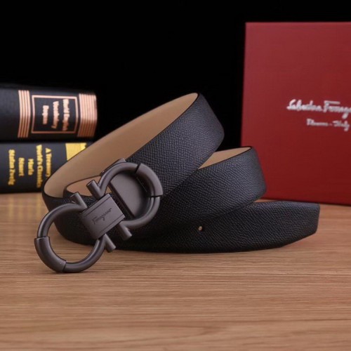 Super Perfect Quality Ferragamo Belts(100% Genuine Leather,steel Buckle)-918