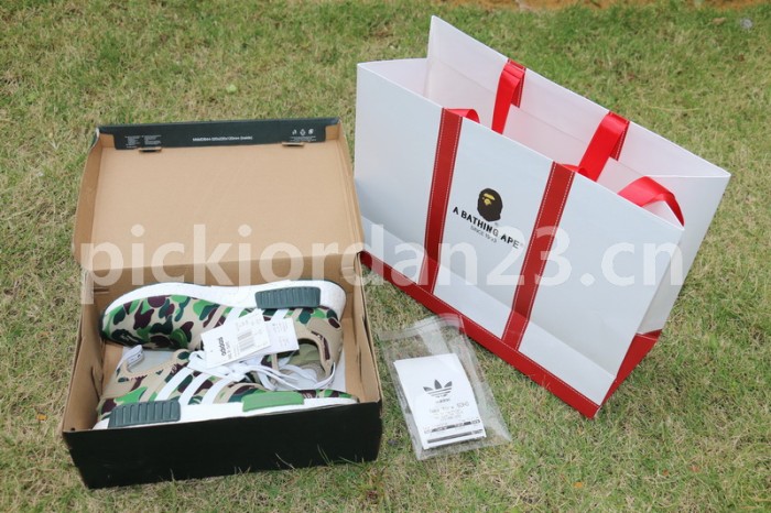 Authentic BAPE x AD NMD Olive