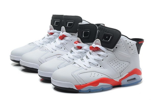 Jordan 6 shoes White Infrared AAA