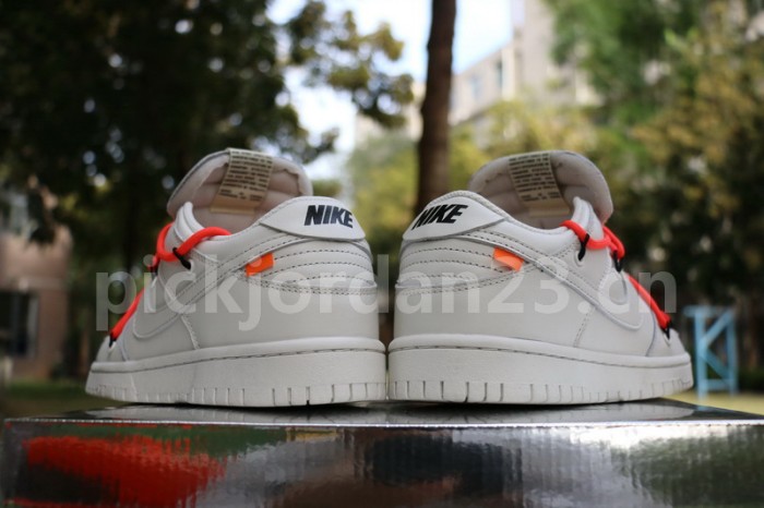 Authentic OFF-WHITE x Nike Dunk Low White