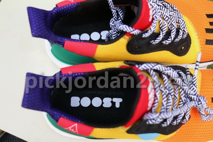 Authentic Pharrell Williams x AD Solar Hu Glide Orange
