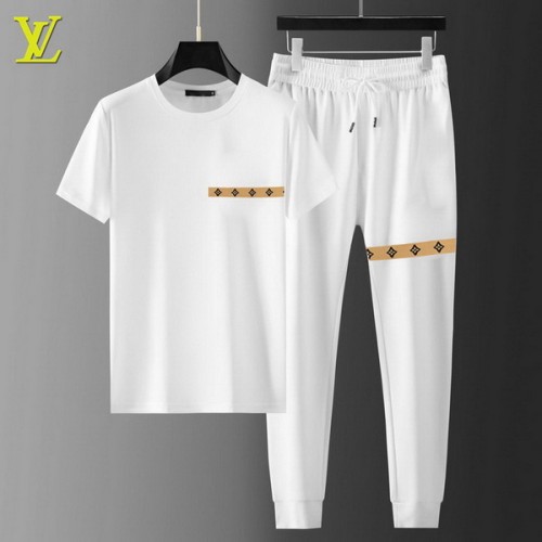 LV short sleeve men suit-089(M-XXXL)