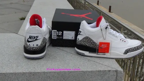 Authentic Air Jordan 3'88 “White Cement”