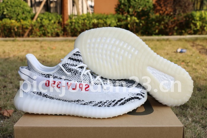 Authentic AD Yeezy 350 Boost V2 Zebra