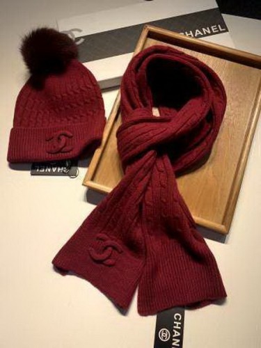 CHAL Wool Cap Scarf AAA-117