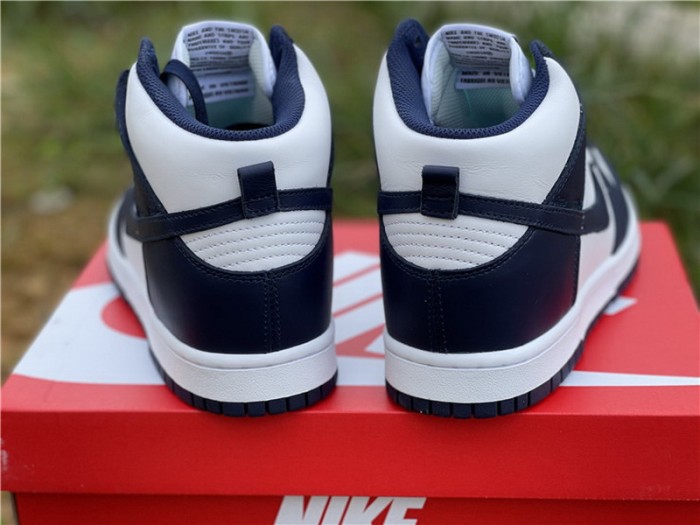 Authentic Nike Dunk High Midnight Navy