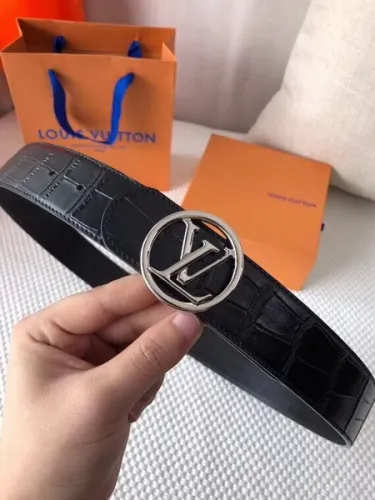 Super Perfect Quality LV Belts(100% Genuine Leather Steel Buckle)-1961