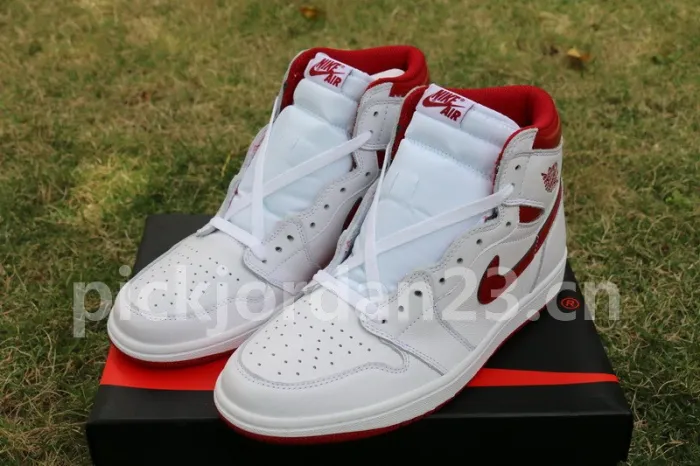 Authentic Air Jordan 1 OG High “Metallic Red”
