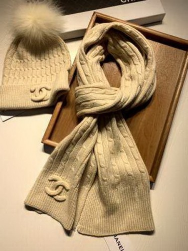 CHAL Wool Cap Scarf AAA-115