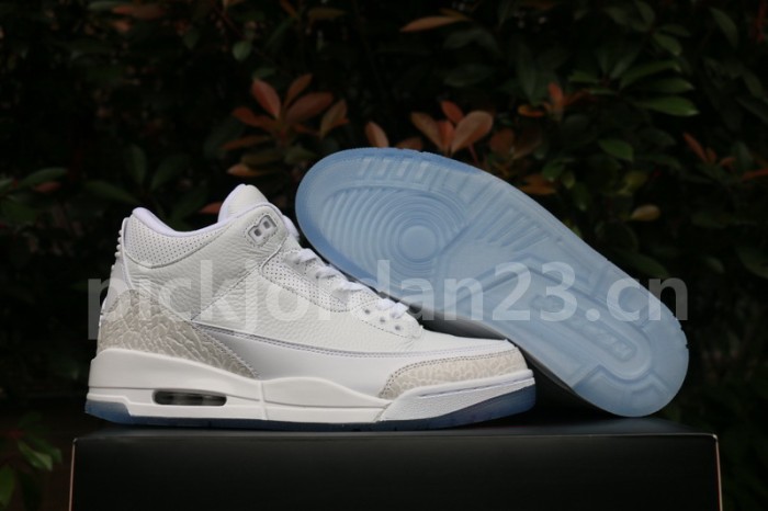 Authentic Air Jordan 3 White Cat