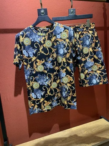 Versace short sleeve men suit-076(S-XXL)