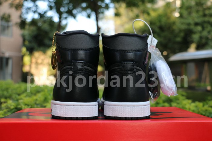 Authentic Air Jordan 1 “Black Satin”