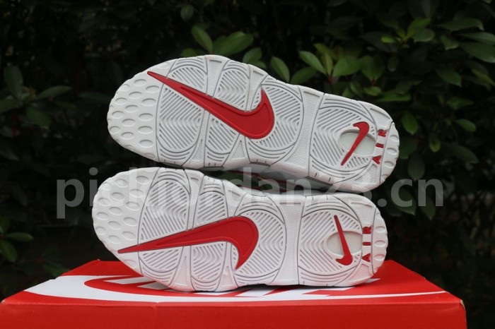 Authentic Nike Air More Uptempo “White/Varsity Red”