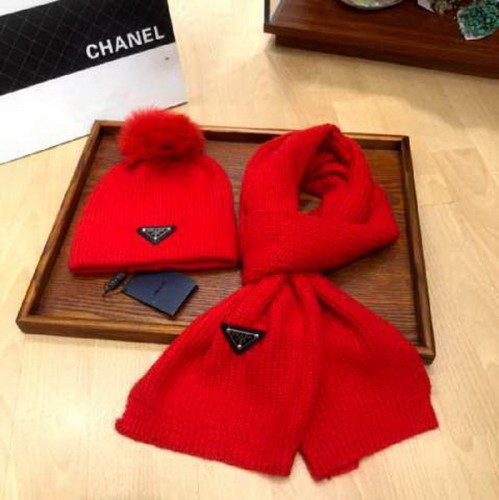 Prada Wool Cap Scarf AAA-016