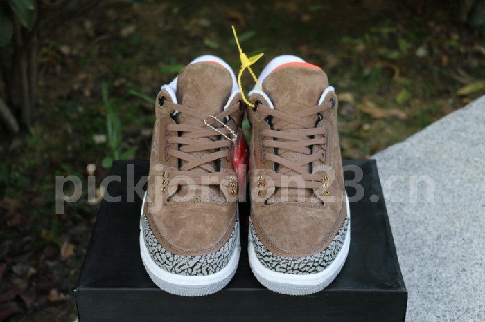 Authentic Air Jordan 3 Tinker Cafe
