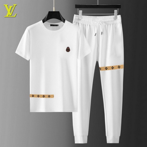 LV short sleeve men suit-088(M-XXXL)