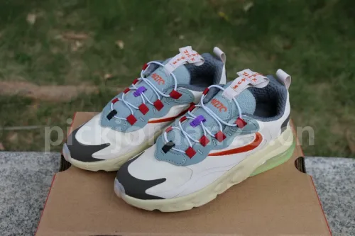 Authentic Travis Scott x Nike Air Max 270 React “Cactus Trails” kids size