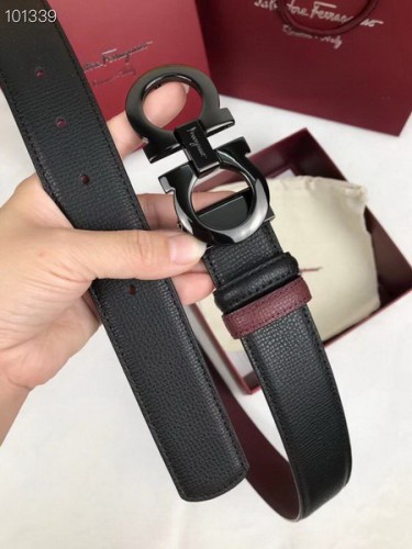 Super Perfect Quality Ferragamo Belts(100% Genuine Leather,steel Buckle)-988