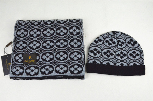 LV Wool Cap Scarf AAA-023